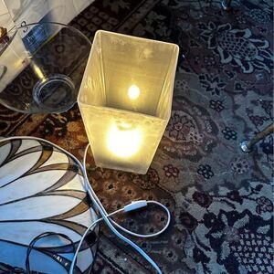Ikea GRONO Accent Lamp Frosted Glass White w